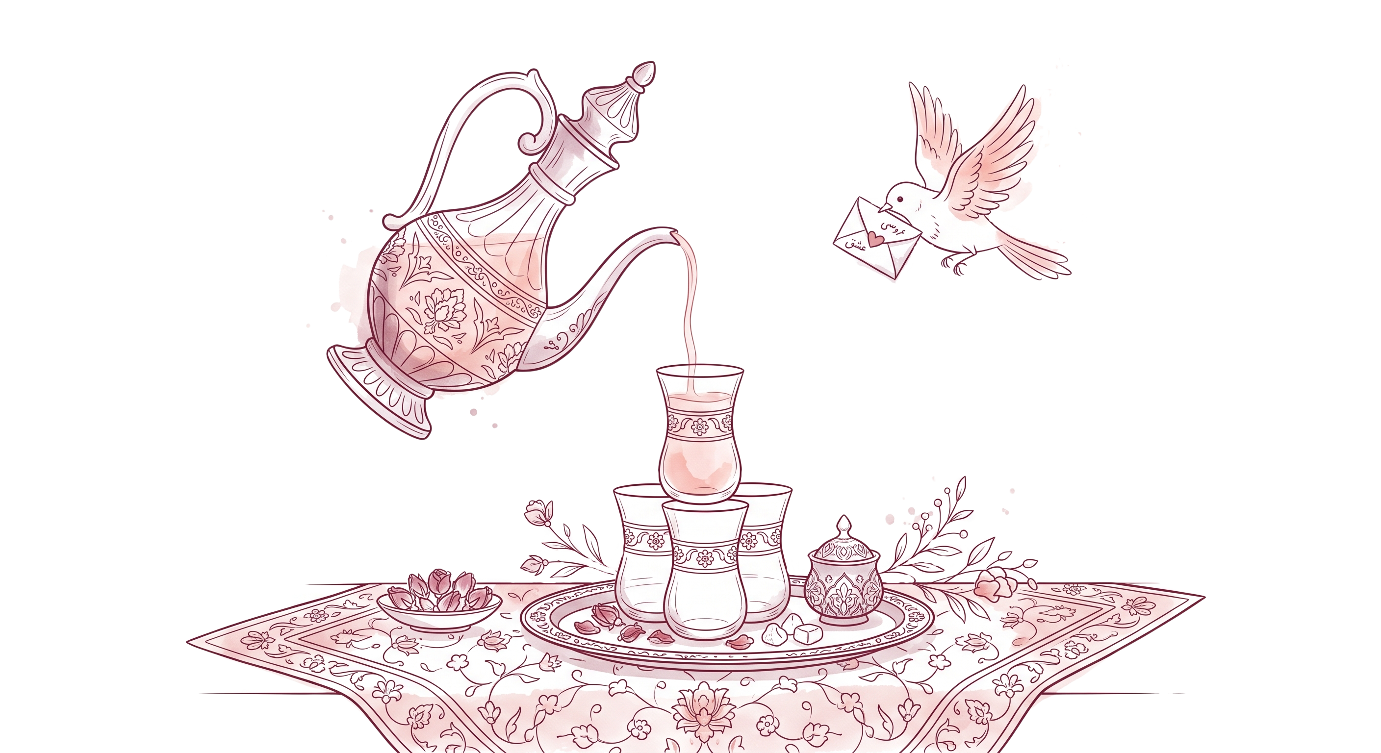 Persian Tea Setup